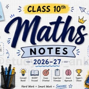 notes math ai class 10